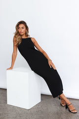 Maddison Midi Dress Black