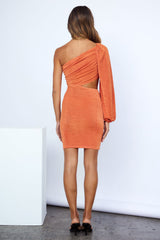 Ambitious Girl Dress Orange