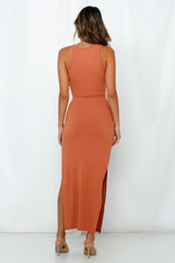 Up Early Maxi Dress Orange