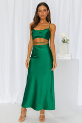 Made Love Midi Dress Green