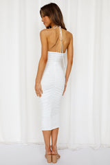 Cave Me In Midi Dress White