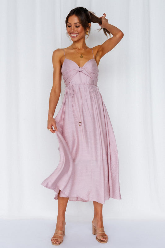 Our Next Brunch Midi Dress Lavender