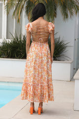 Angel Eyes Maxi Dress Orange