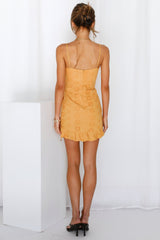 Indie Heart Dress Mustard