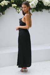 Golden Thoughts Maxi Dress Black