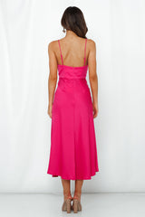 Family Secret Maxi Dress Hot Pink