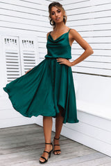 Bayshore Midi Dress Forest Green