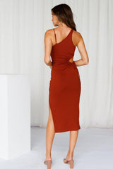 Jump On Board Midi Dress Tan