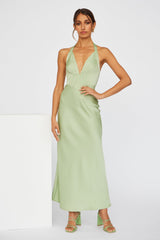 Mine All Night Maxi Dress Green