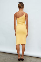 Jade Midi Dress Yellow