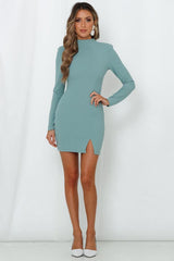 Moonlight Confessions Dress Aqua