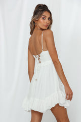 Waves Of Love Dress White