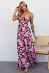 Cascading Blossoms Maxi Dress Floral