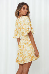 Blooming Till Spring Dress Yellow