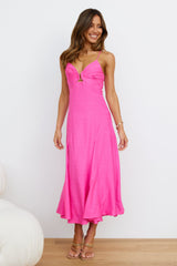 Unspoken Desire Maxi Dress Pink