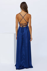 Drinks All The Time Maxi Dress Navy