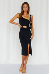 Jade Midi Dress Black