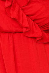 Getting Attached Dress Red