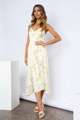 Sunrise In Paradise Midi Dress Yellow