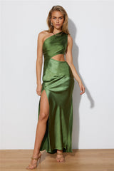 Poker Faced Maxi Dress GREEN