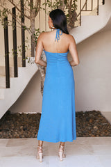 Sweet Revelation Maxi Dress Blue