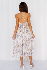 Flow With It Midi Dress Purple