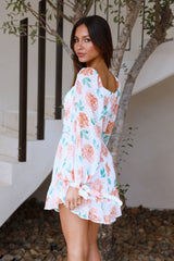 Flowery Road Dress Orange