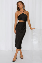 Limitless Living Midi Dress Black