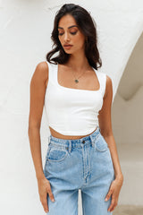 Big Leagues Crop White