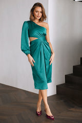 Lit Times Midi Dress Green