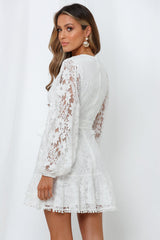 Elevated Angels Dress White