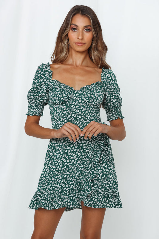 Passenger Side Dress Forest Green