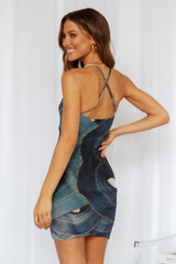 Bar Hopper Dress Navy Blue