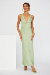 Mine All Night Maxi Dress Green