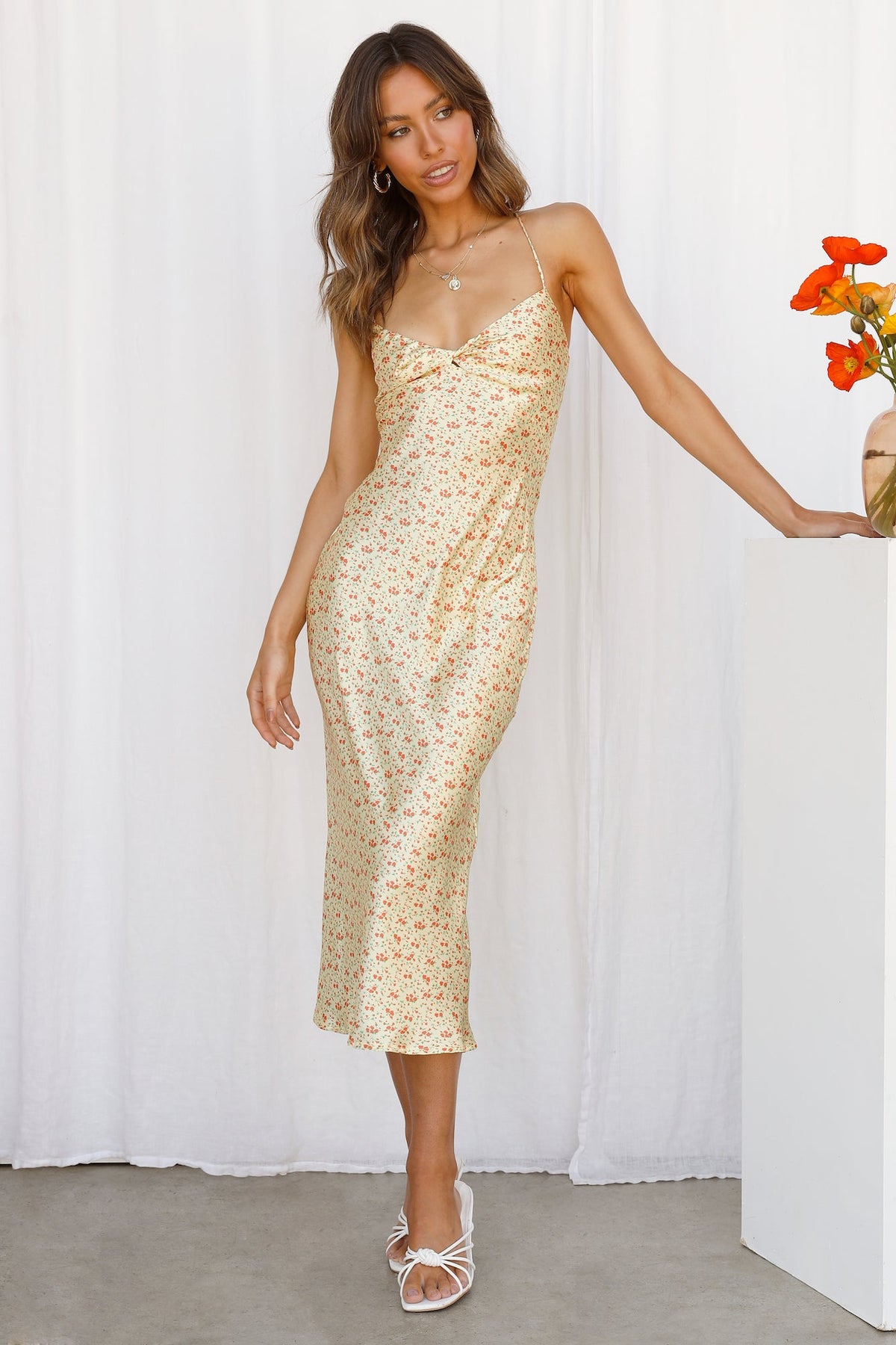 Fairytale Whispers Maxi Dress Yellow