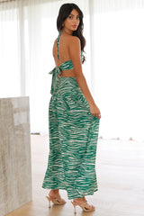 Boldest Move Maxi Skirt Green