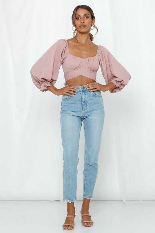 Perfect Cabrioles CropTop Mauve