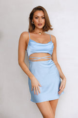 Chrome Lover Dress Blue