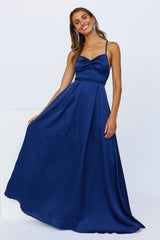 Drinks All The Time Maxi Dress Navy