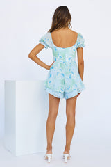 Fair Lady Romper Blue