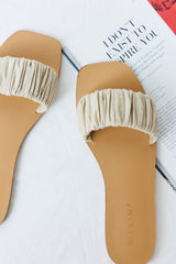 BILLINI Ohanna Slides Wheat Linen