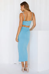 Spicy Maxi Skirt Sky Blue