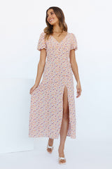 Traces Of You Midi Dress Pink