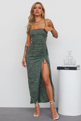 Chained To The Melody Maxi Dress Green