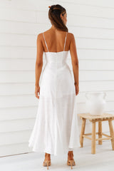 Summertime Hearts Maxi Dress White