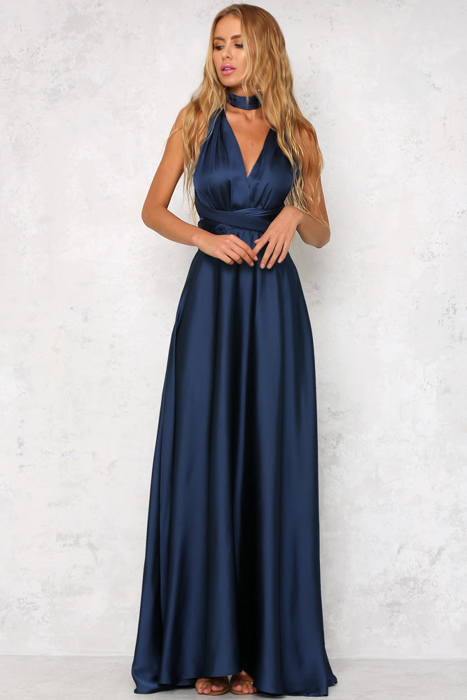 Mind And Memory Maxi Dress Navy