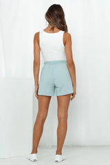 HELLO MOLLY Laidback Lover Shorts Duck Egg Blue