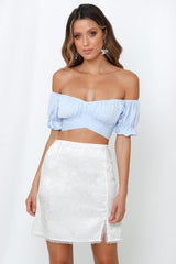 Beat It Skirt White