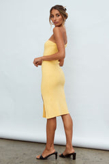 Jade Midi Dress Yellow