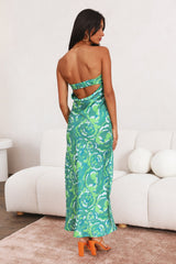 Letters Of Mine Maxi Dress Green